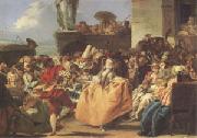 Giovanni Battista Tiepolo Carnival Scene or the Minuet (mk05) Spain oil painting reproduction